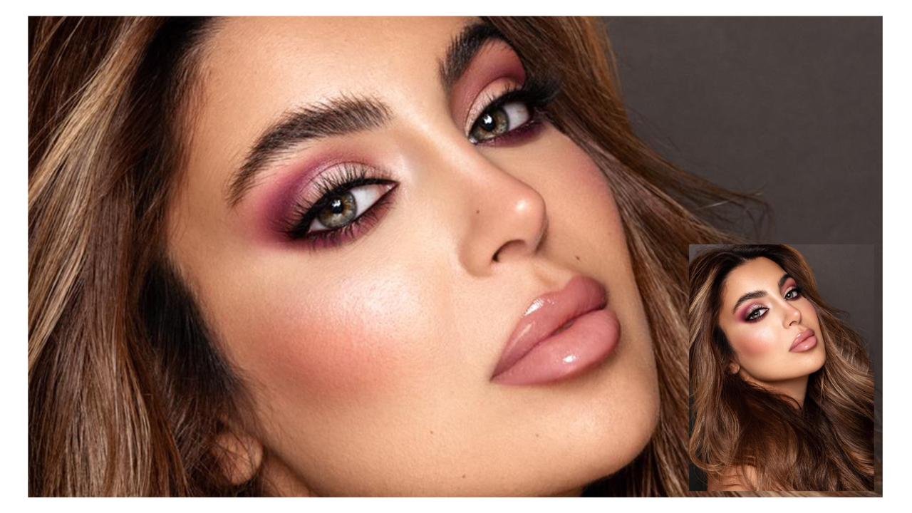 صورة مميزة: بلمسات شبابية مفعمة بالإنتعاش خبير التجميل خالد نايفة يطبق مكياج مشرق ومضيء