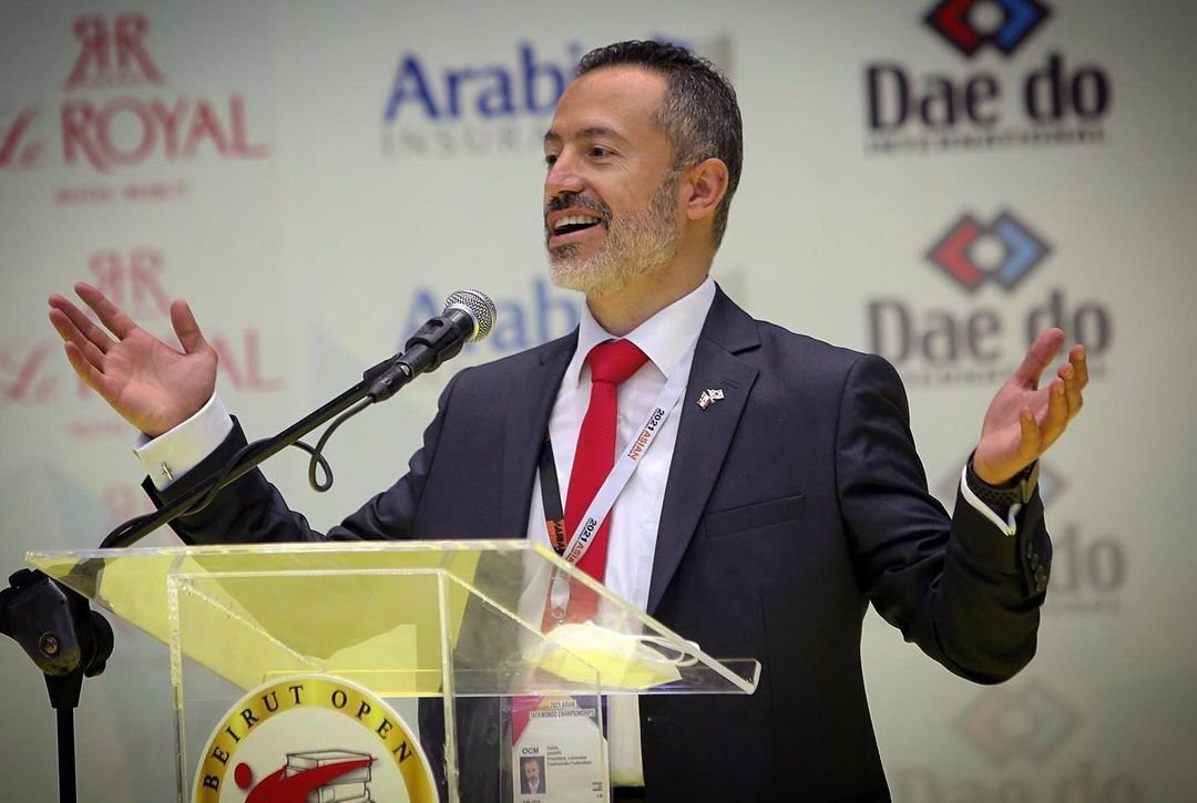 رئيس إتحاد التايكواندو الدكتورHabib Zarifeh لعبة التايكواندو في آسيا ذو قيمة عالية جداً - صورة مميزة صورة مميزة: رئيس إتحاد التايكواندو الدكتورHabib Zarifeh لعبة التايكواندو في آسيا ذو قيمة عالية جداً