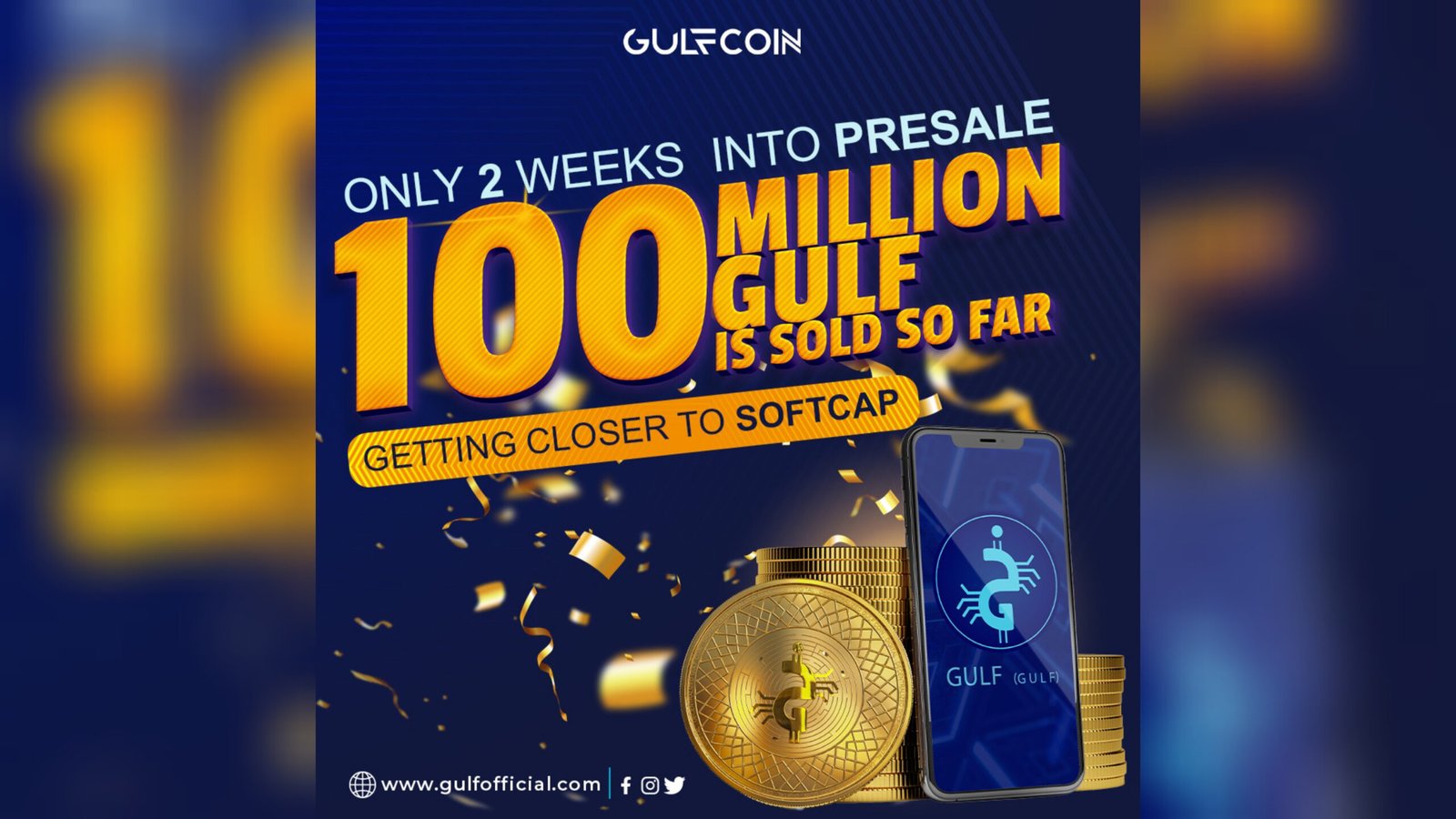 رسميا جلف كوين تسجل مبيعات ١٠٠ مليون GulfCoin مع نهاية شهر آذار - صورة مميزة صورة مميزة: رسميا جلف كوين تسجل مبيعات ١٠٠ مليون GulfCoin مع نهاية شهر آذار