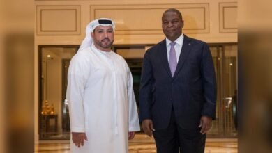 صورة توضيحية - مؤسس بلازو للضيافة منذر درويش يلتقي رئيس جمهورية أفريقيا الوسطى فوستان آرشانج تواديرا