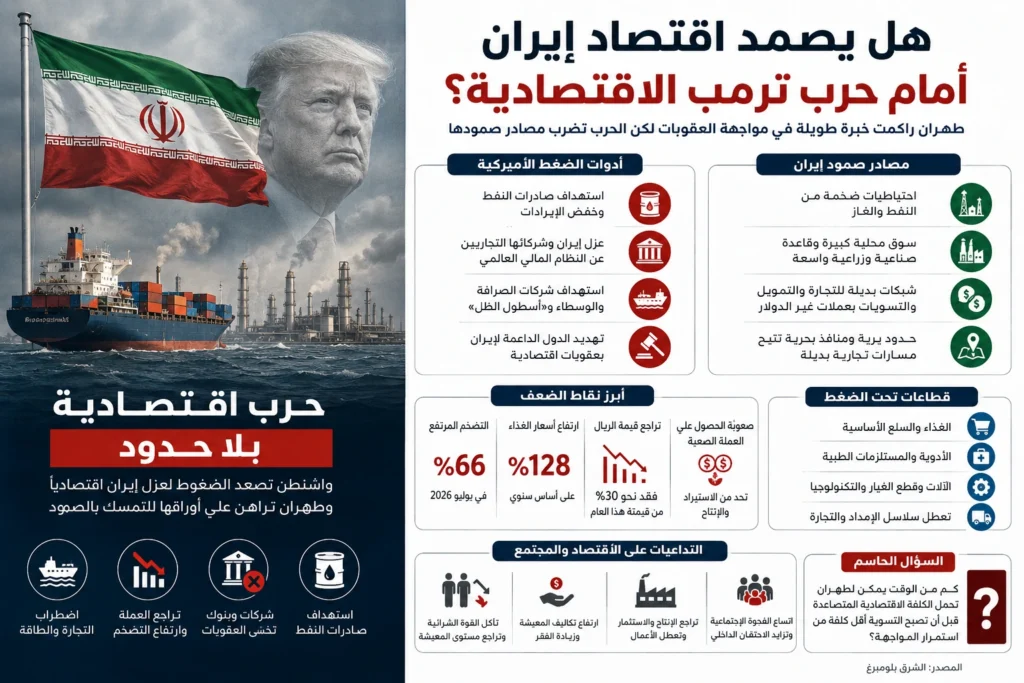 العقوبات والحرب ترفعان التضخم والضغط على الريال الإيراني