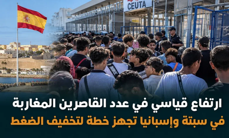 إسبانيا تخطط لنقل 500 قاصر من سبتة لتخفيف الضغط