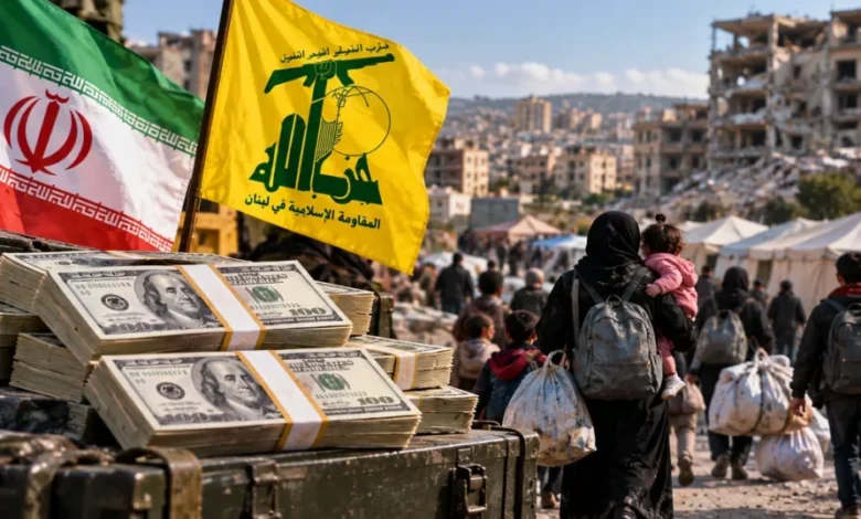 تقرير عن تمويل إيراني مزعوم لحزب الله لمساعدة النازحين اللبنانيين…