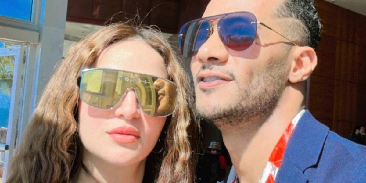 محمد رمضان يغازل زوجته برسالة رومانسية - صورة مميزة محمد رمضان يغازل زوجته برسالة رومانسية