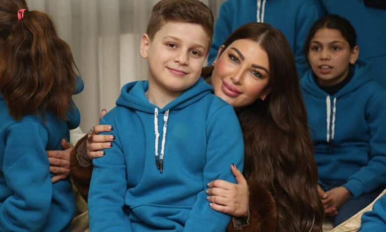 سفيرة النوايا الحسنة زينة سلامة ترسم البسمة على وجوه أطفال طرابلس