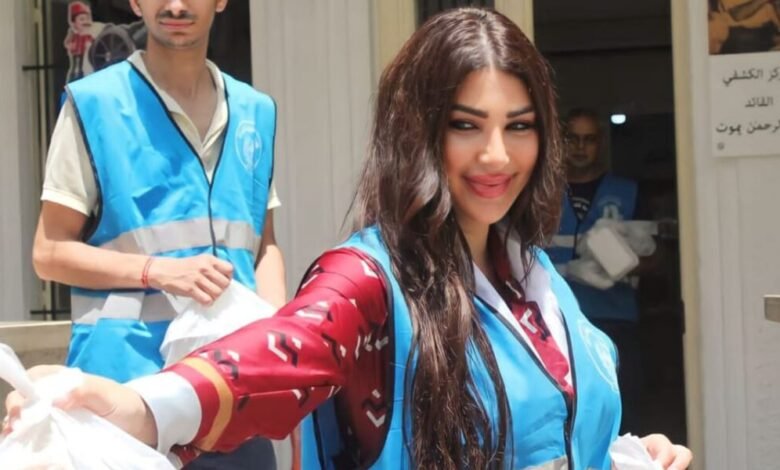 سفيرة النوايا الحسنة زينة سلامة تشارك في مبادرة المطبخ المركزي في بيروت